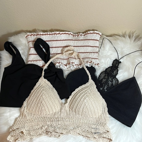 𝅺Bundle Tank Top Crop Summer Layers - Picture 1 of 16